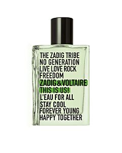 Zadig & Voltaire Unisex This Is Us! EDT Spray 1.7 oz Fragrances 3423222048334