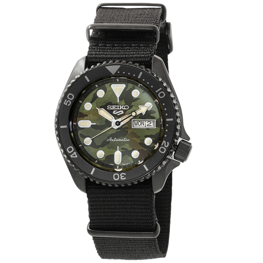 Steel Watch Dial | Men\'s of World Green Stainless Chronograph Watches