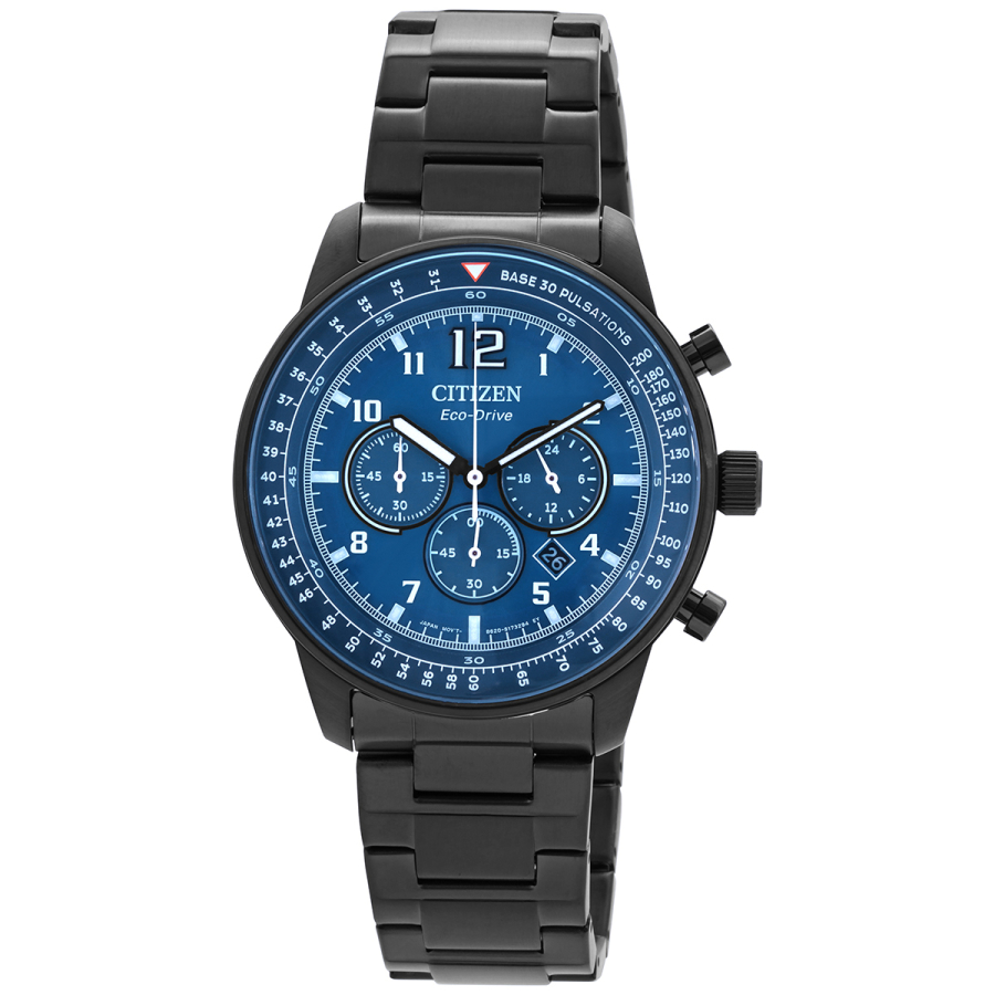 Men's Grenen Chronograph Stainless Steel Mesh Ocean Blue Dial Watch | World  of Watches