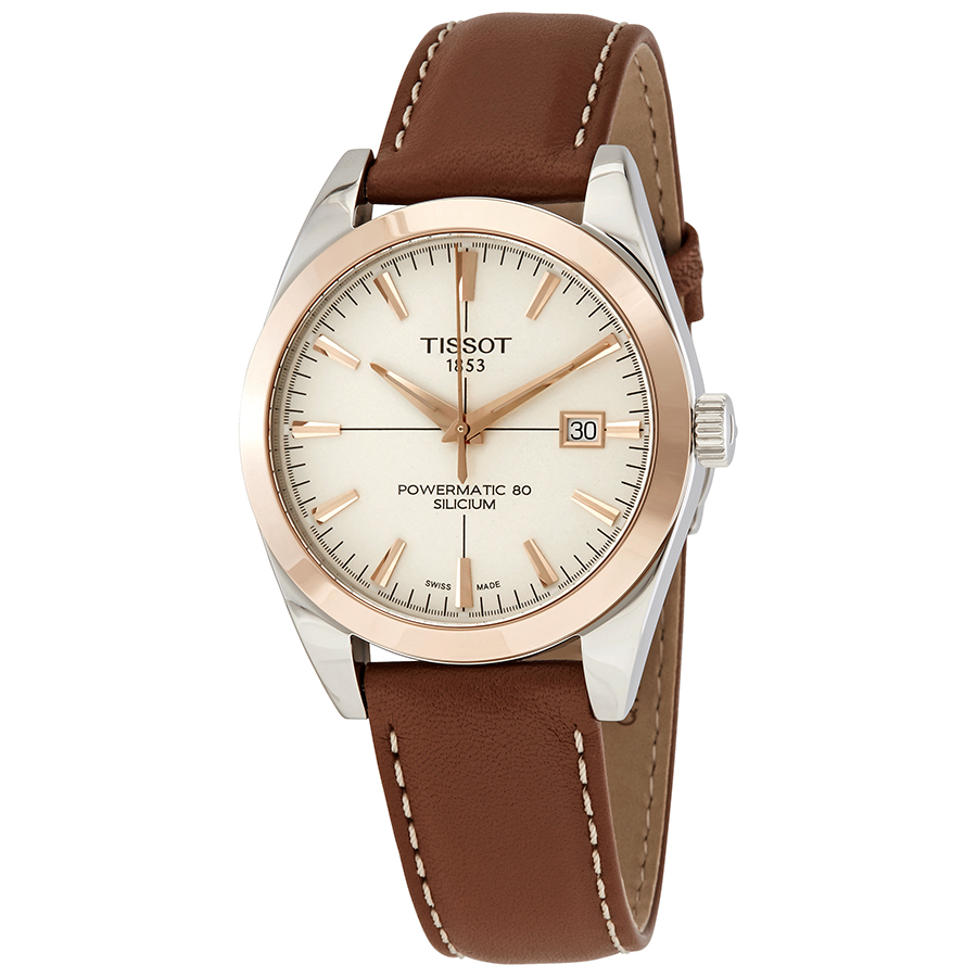 Men\'s Copeland Leather Cream Dial Watch | World of Watches