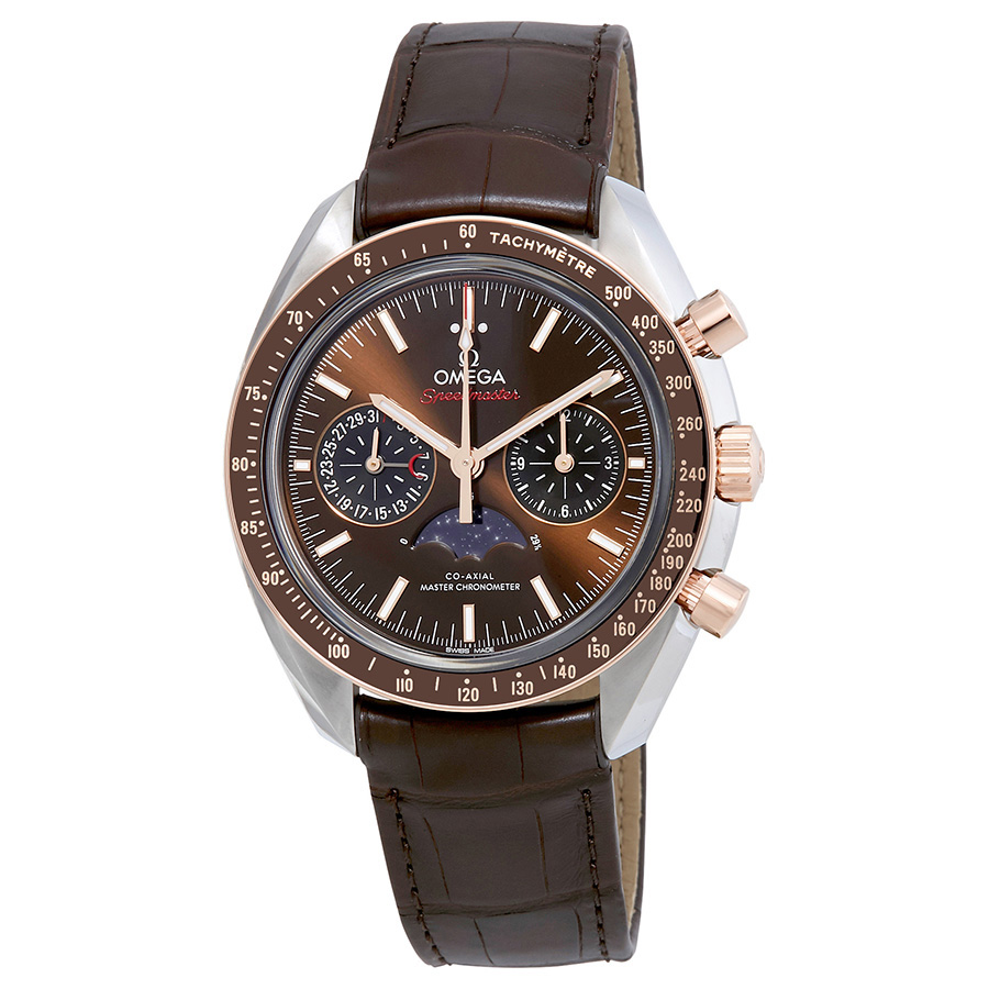 Men\'s Chronograph Leather Brown Dial Watch | World of Watches