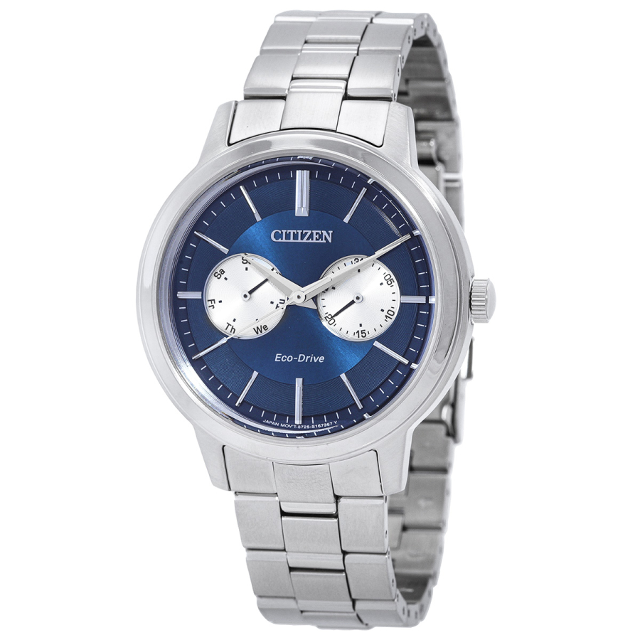 Men's Chronograph Stainless Steel Blue Dial Watch | World of Watches
